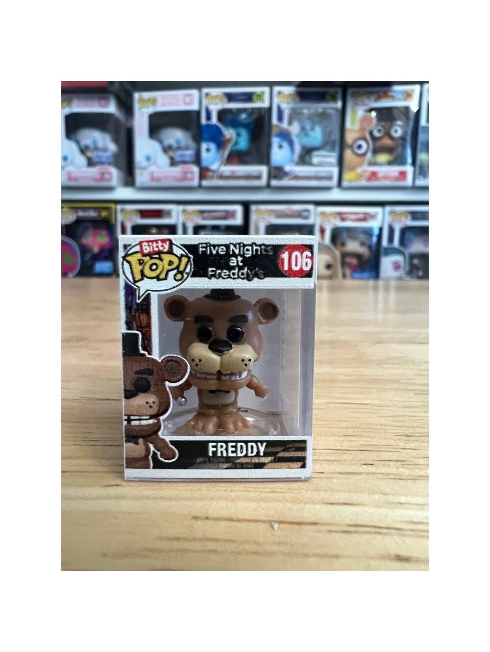 BITTY Freddy Fazbear 1-Inch Funko Pop Five Nights Freddy's #106 5NAF Horror Game